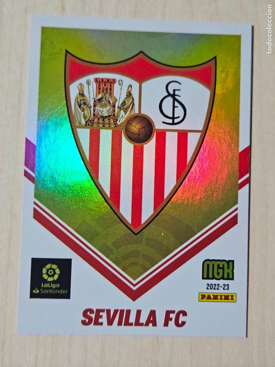 Cromos de F&uacute;tbol: CROMO N&ordm; 298 ESCUDO - MEGACRACKS 2022 23 - SEVILLA