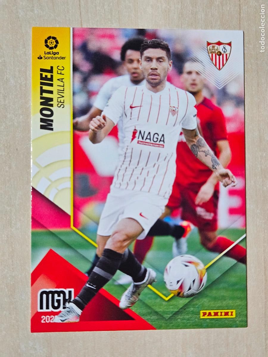 Cromos de F&uacute;tbol: CROMO N&ordm; 302 MONTIEL - MEGACRACKS 2022 23 - SEVILLA