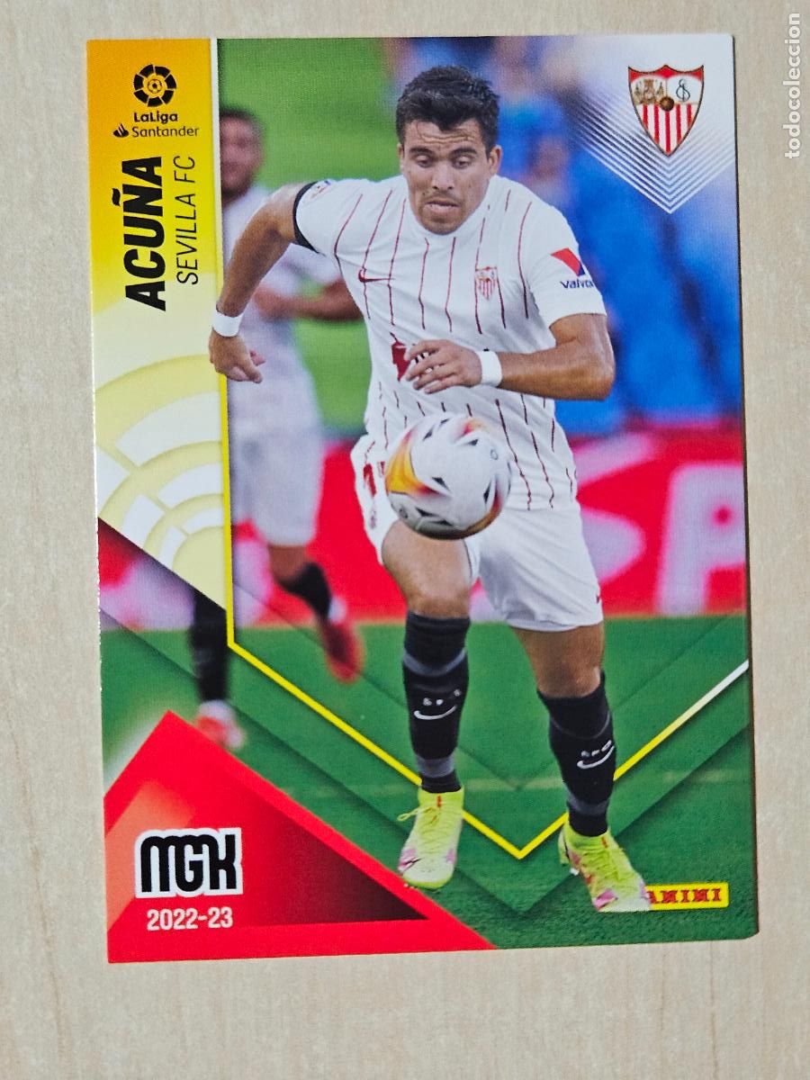 Cromos de F&uacute;tbol: CROMO N&ordm; 305 ACU&Ntilde;A - MEGACRACKS 2022 23 - SEVILLA