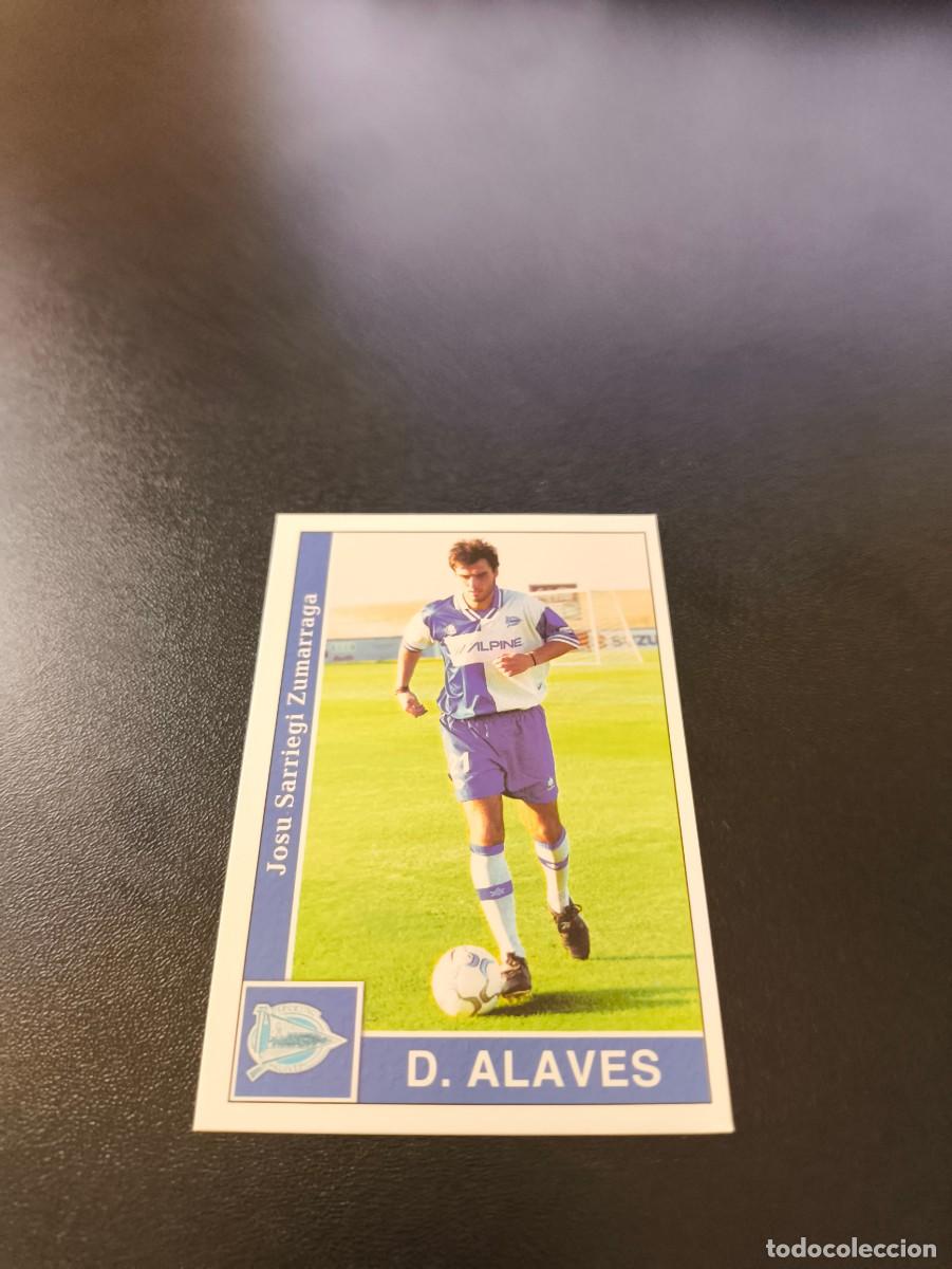 Cromos de F&uacute;tbol: 574 Sarriegi ALAVES ULTIMA HORA UH MUNDICROMO FICHAS LIGA 2001 2002 01 02 NO PANINI ESTE