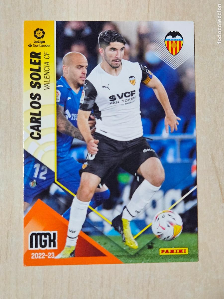 Fu&szlig;ball-Sticker: CROMO N&ordm; 328 CARLOS SOLER - MEGACRACKS 2022 23 - VALENCIA