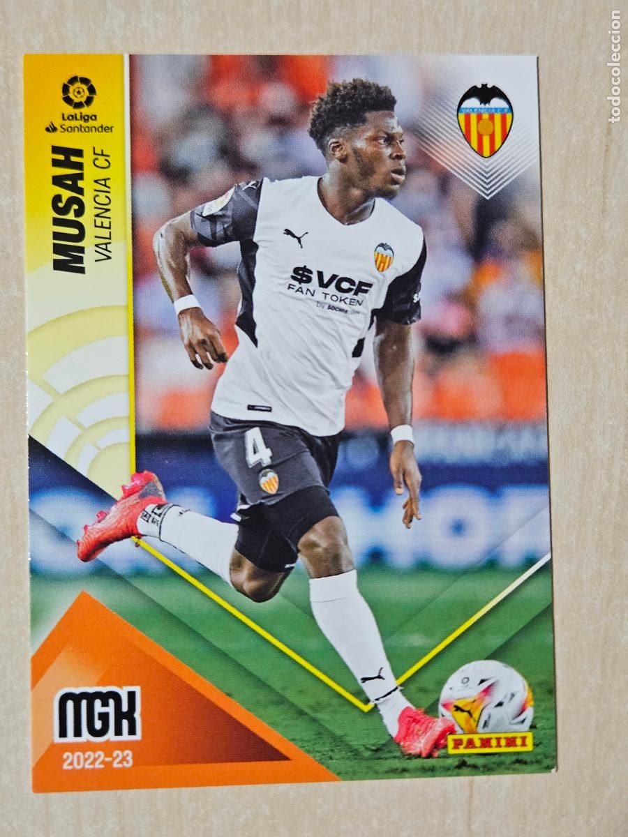 Fu&szlig;ball-Sticker: CROMO N&ordm; 329 MUSAH - MEGACRACKS 2022 23 - VALENCIA