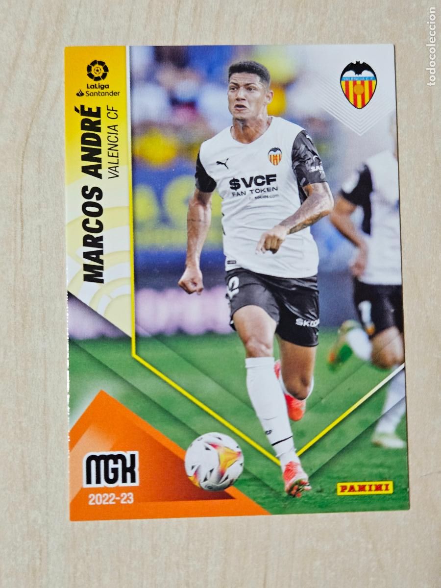 Fu&szlig;ball-Sticker: CROMO N&ordm; 331 MARCOS ANDRE - MEGACRACKS 2022 23 - VALENCIA