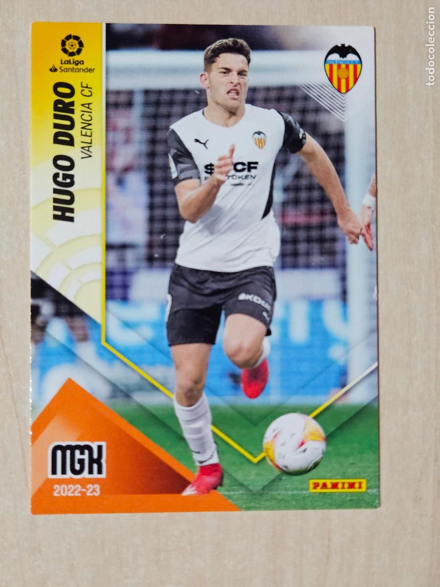 Fu&szlig;ball-Sticker: CROMO N&ordm; 332 HUGO DURO - MEGACRACKS 2022 23 - VALENCIA
