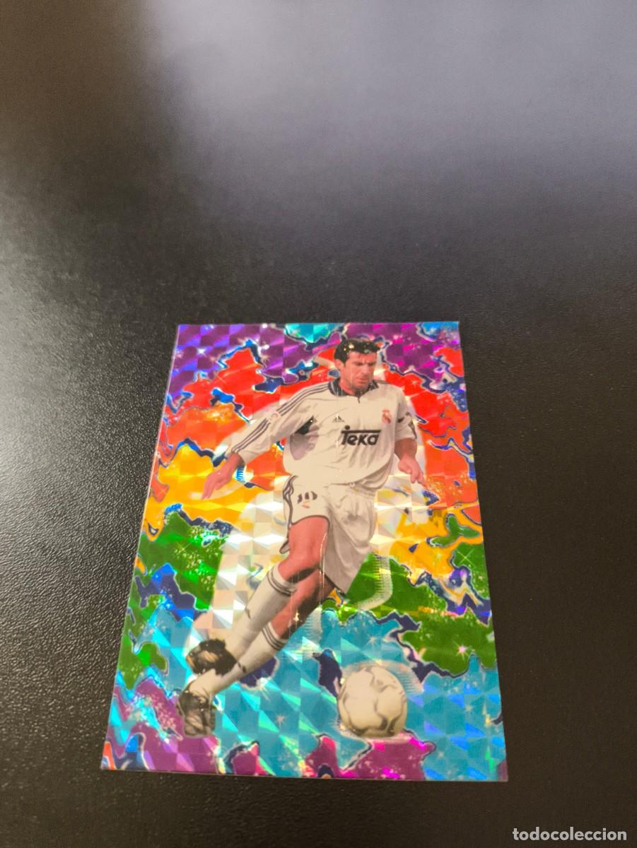 Fu&szlig;ball-Sticker: M1 Figo REAL MADRID LOS MEJORES MUNDICROMO FICHAS LIGA 2001 2002 01 02 NO PANINI ESTE