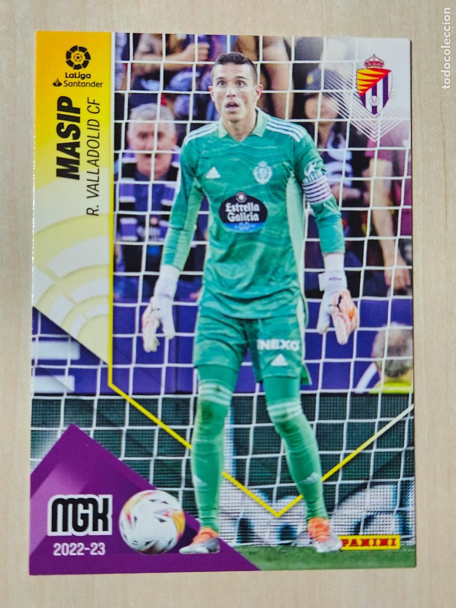 Fu&szlig;ball-Sticker: CROMO N&ordm; 335 MASIP - MEGACRACKS 2022 23 - REAL VALLADOLID