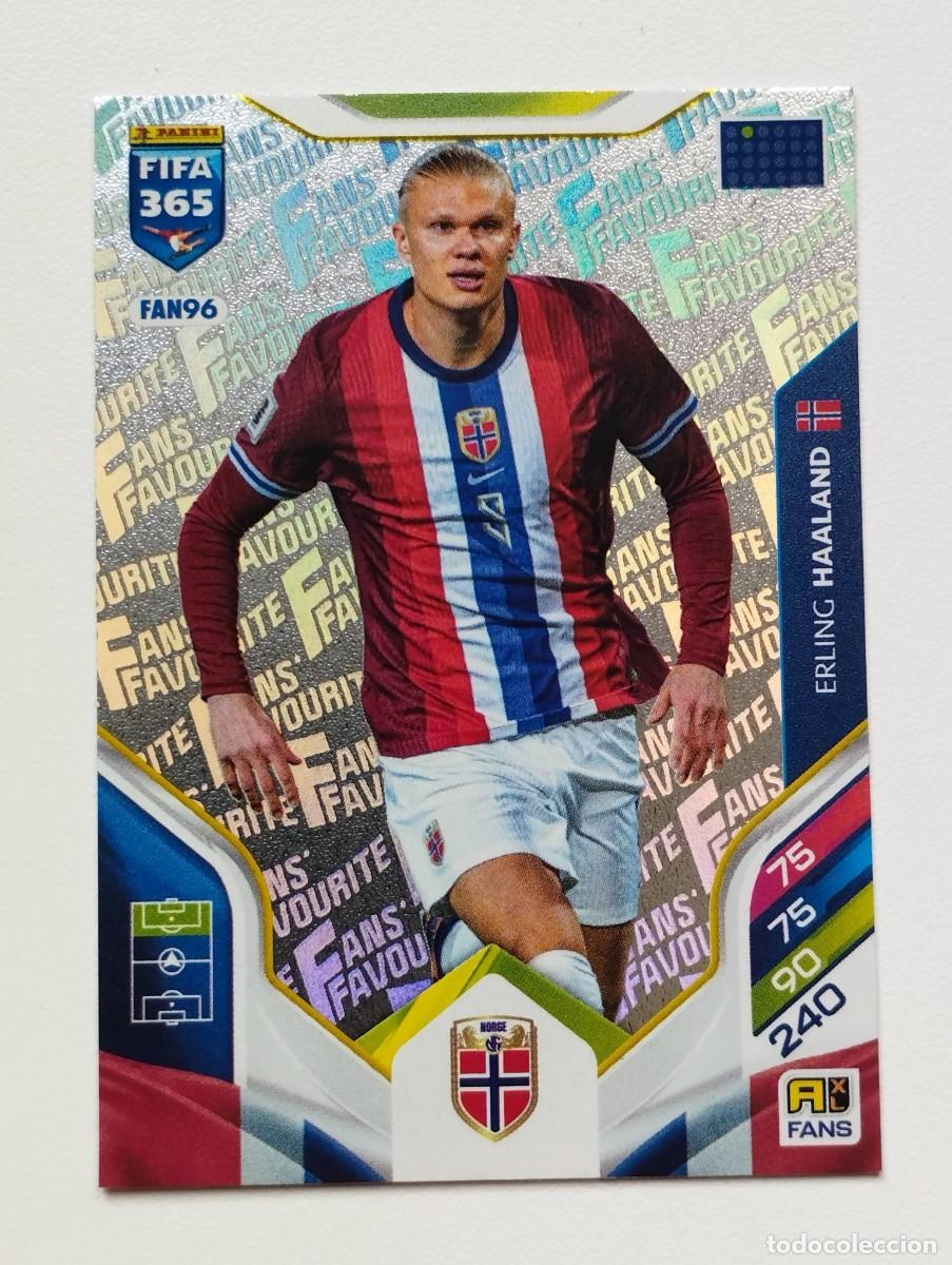 Fu&szlig;ball-Sticker: CROMO CARD ADRENALYN FIFA 365 2025 2026 25 26 FANS FAVOURITE FAN96 FAN 96 HAALAND NORUEGA
