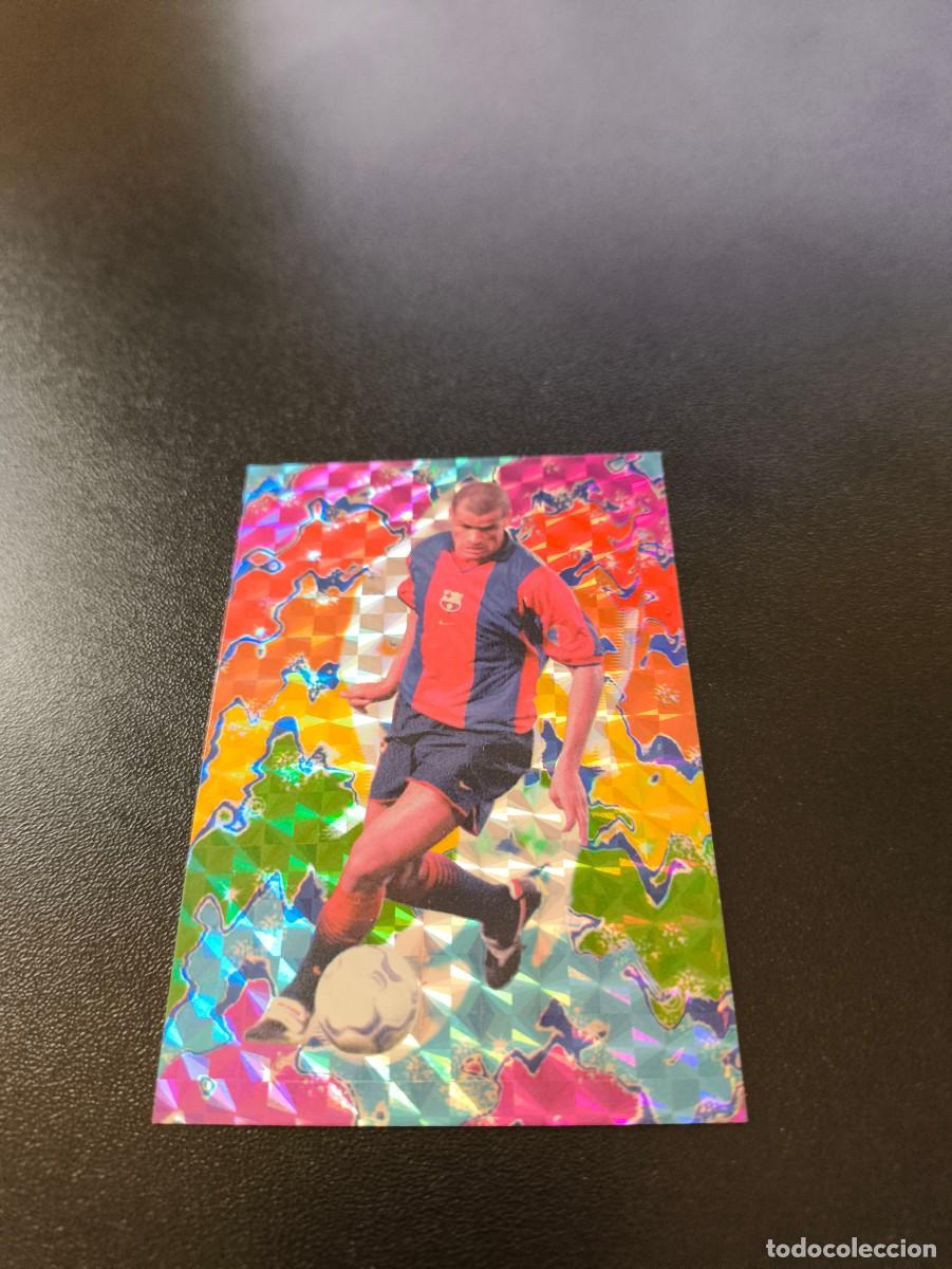 Fu&szlig;ball-Sticker: M4 Rivaldo BARCELONA LOS MEJORES MUNDICROMO FICHAS LIGA 2001 2002 01 02 NO PANINI ESTE