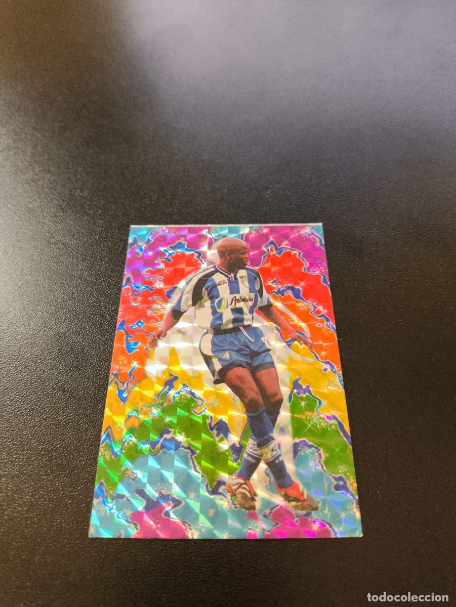 Fu&szlig;ball-Sticker: M8 Dely Valdes MALAGA LOS MEJORES MUNDICROMO FICHAS LIGA 2001 2002 01 02 NO PANINI ESTE