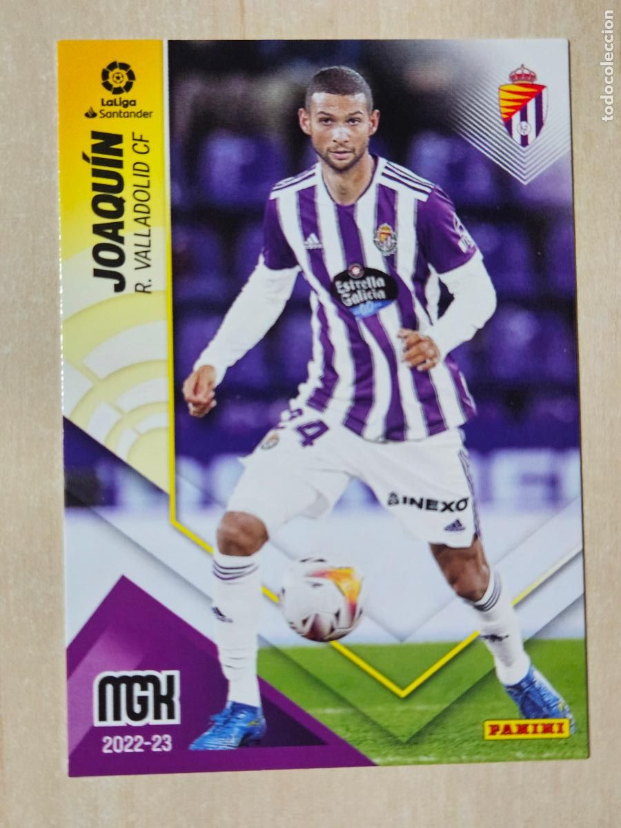 Cromos de F&uacute;tbol: CROMO N&ordm; 338 JOAQUIN - MEGACRACKS 2022 23 - REAL VALLADOLID