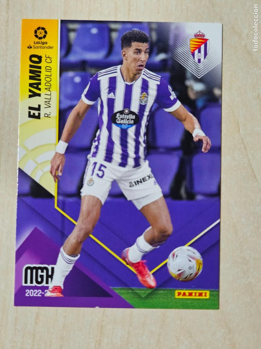 Cromos de F&uacute;tbol: CROMO N&ordm; 340 EL YAMIQ - MEGACRACKS 2022 23 - REAL VALLADOLID