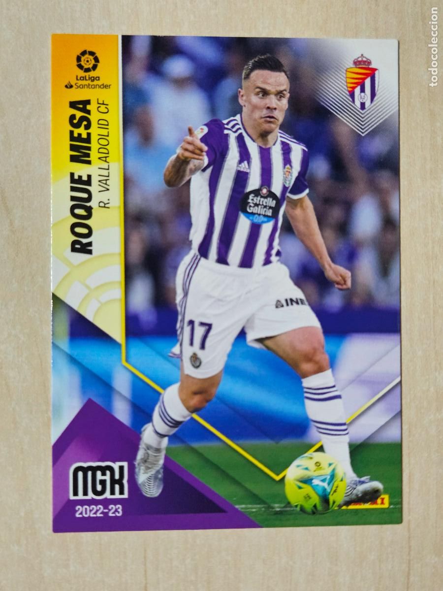 Cromos de F&uacute;tbol: CROMO N&ordm; 341 ROQUE MESA - MEGACRACKS 2022 23 - REAL VALLADOLID