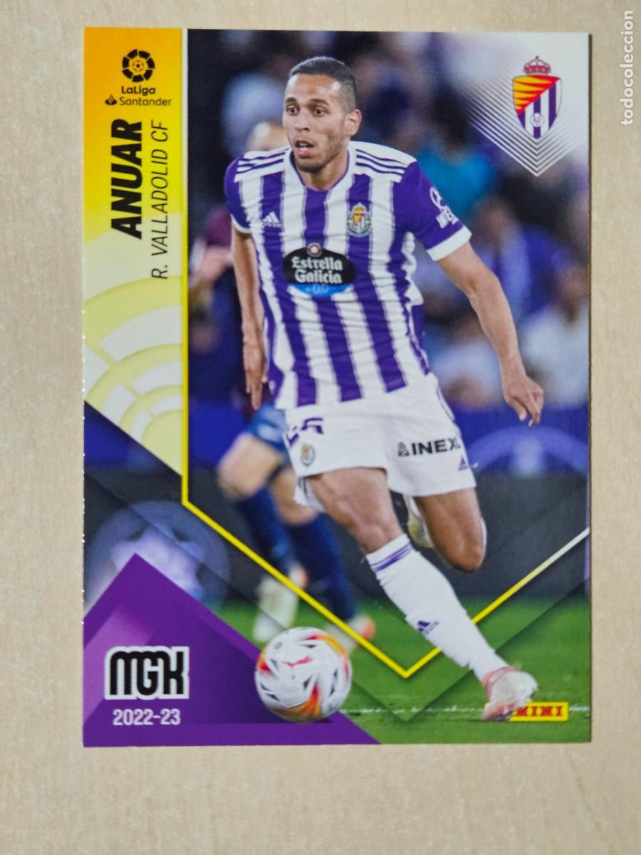 Cromos de F&uacute;tbol: CROMO N&ordm; 343 ANUAR - MEGACRACKS 2022 23 - REAL VALLADOLID