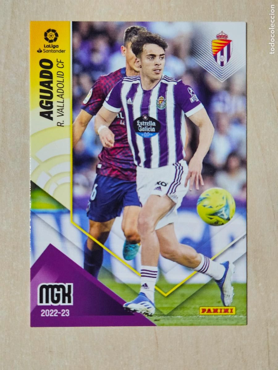 Cromos de F&uacute;tbol: CROMO N&ordm; 346 AGUADO - MEGACRACKS 2022 23 - REAL VALLADOLID