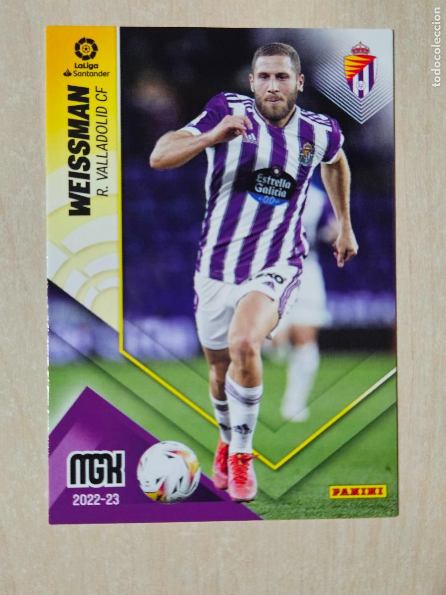 Cromos de F&uacute;tbol: CROMO N&ordm; 349 WEISSMAN - MEGACRACKS 2022 23 - REAL VALLADOLID