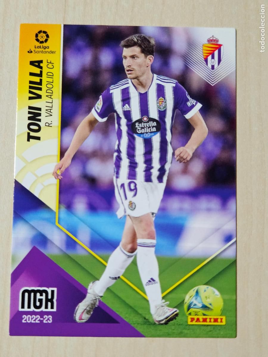 Cromos de F&uacute;tbol: CROMO N&ordm; 351 TONI VILLA - MEGACRACKS 2022 23 - REAL VALLADOLID
