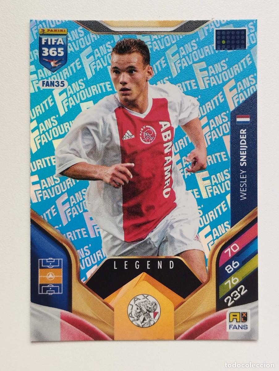 Cromos de F&uacute;tbol: CROMO CARD ADRENALYN FIFA 365 2025 2026 25 26 FANS FAVOURITE BLUE AZUL FAN35 FAN 35 SNEIJDER AJAX