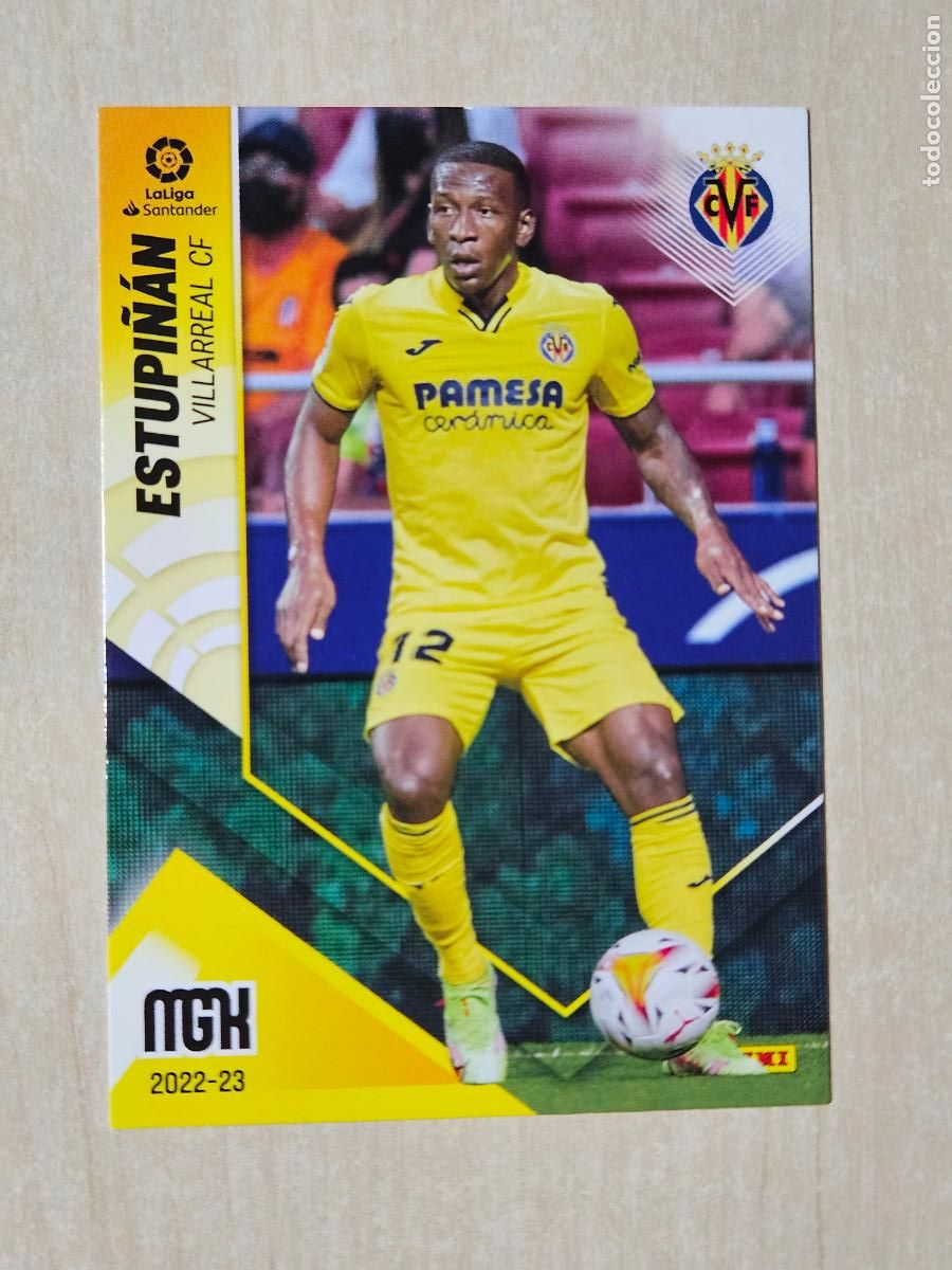 Cromos de F&uacute;tbol: CROMO N&ordm; 359 ESTUPI&Ntilde;AN - MEGACRACKS 2022 23 - VILLARREAL
