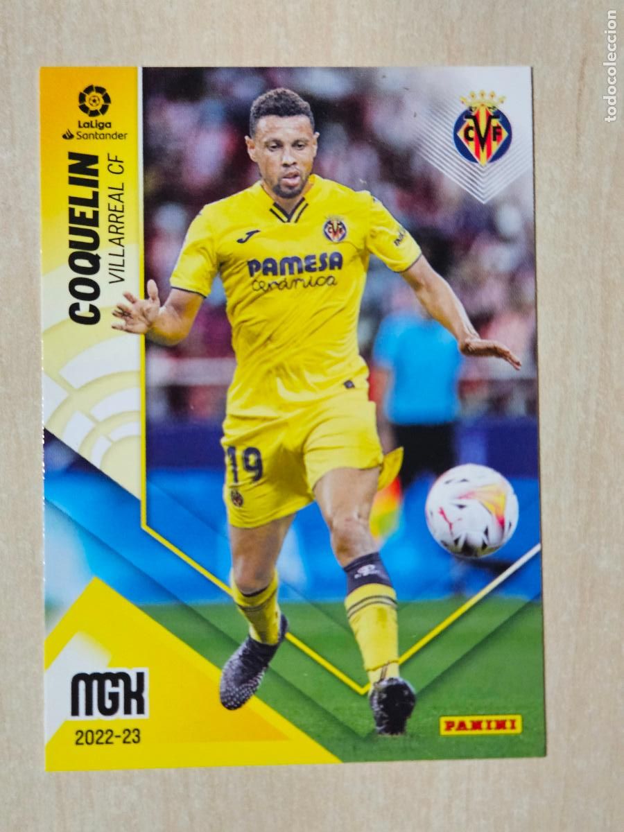 Cromos de F&uacute;tbol: CROMO N&ordm; 362 COQUELIN - MEGACRACKS 2022 23 - VILLARREAL