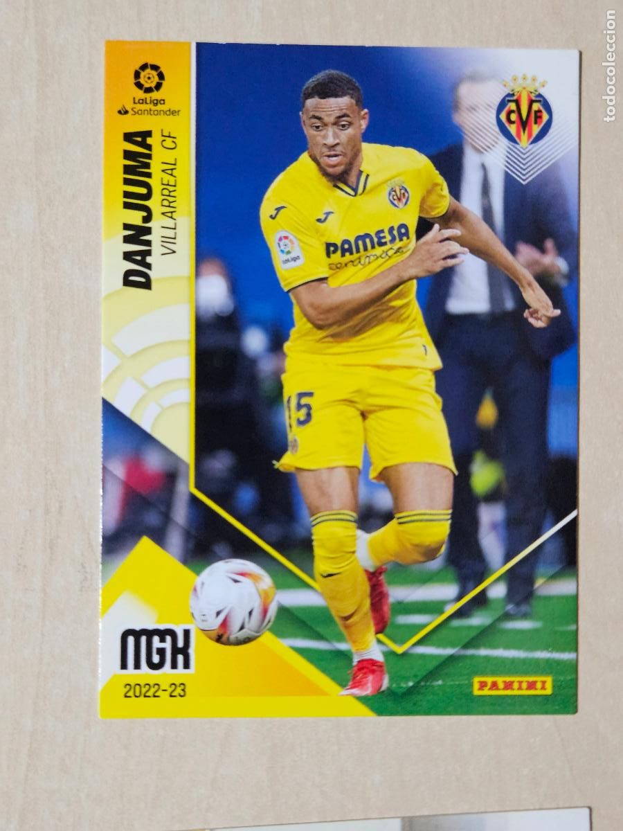 Cromos de F&uacute;tbol: CROMO N&ordm; 366 DANJUMA - MEGACRACKS 2022 23 - VILLARREAL
