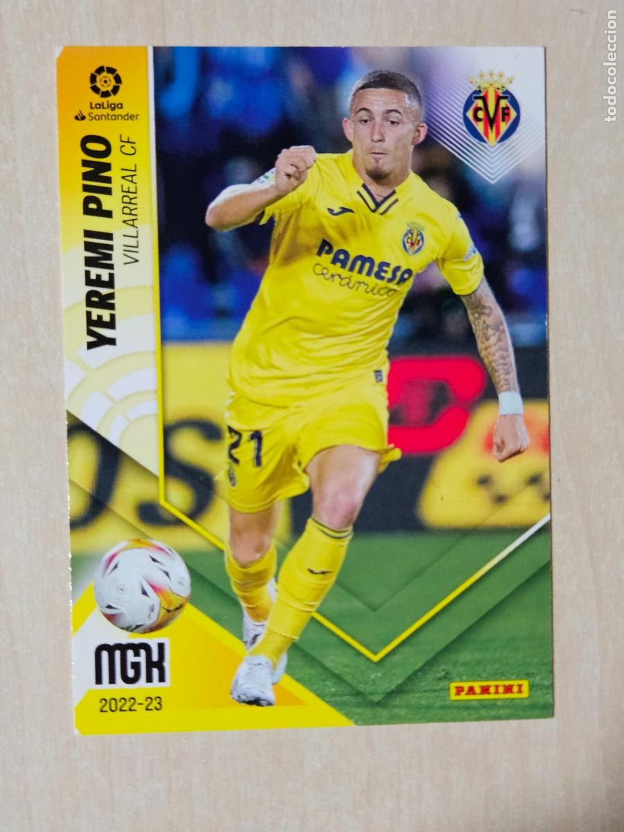 Cromos de F&uacute;tbol: CROMO N&ordm; 368 YEREMI PINO - MEGACRACKS 2022 23 - VILLARREAL