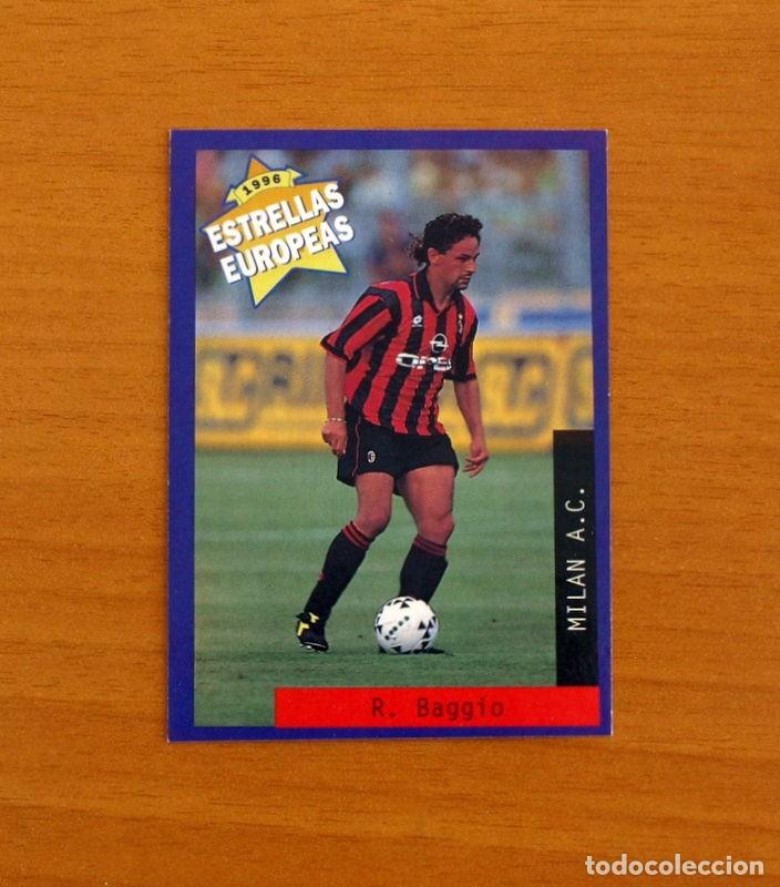 Cromos de F&uacute;tbol: Milan A.C. - N&ordm; 91 Roberto Baggio - Estrellas Europea Panini A&ntilde;o 1996