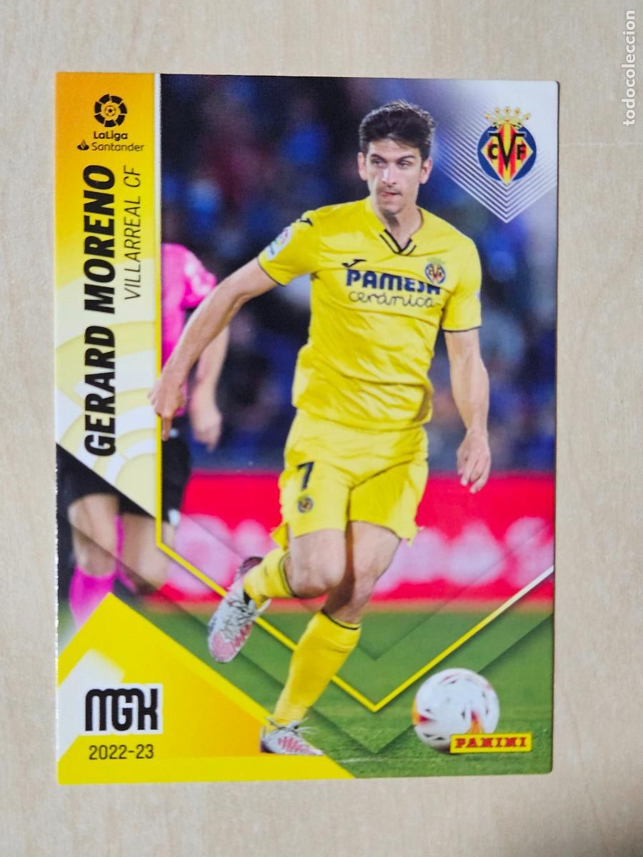 Cromos de F&uacute;tbol: CROMO N&ordm; 369 GERARD MORENO - MEGACRACKS 2022 23 - VILLARREAL
