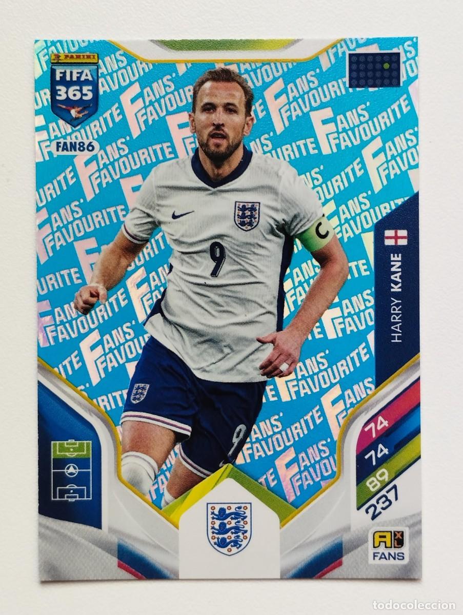 Football Stickers: CROMO CARD ADRENALYN FIFA 365 2025 2026 25 26 FANS FAVOURITE BLUE AZUL FAN86 HARRY KANE INGLATERRA