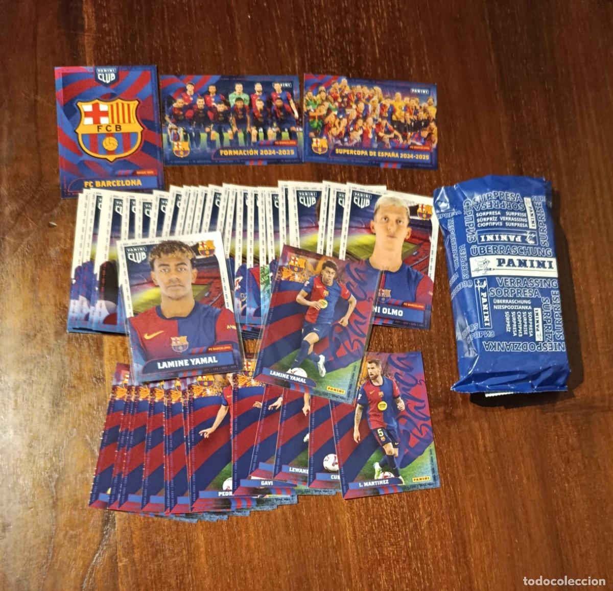 Cromos de F&uacute;tbol: 45 cartas Colecci&oacute;n Panini Club 24/25 Excelente estado -Incluye Lamine Yamal