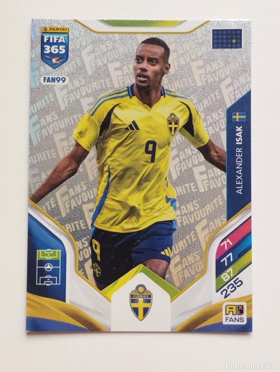 Cromos de F&uacute;tbol: CROMO CARD ADRENALYN FIFA 365 2025 2026 25 26 FANS FAVOURITE FAN99 FAN 99 ALEXANDER ISAK SUECIA