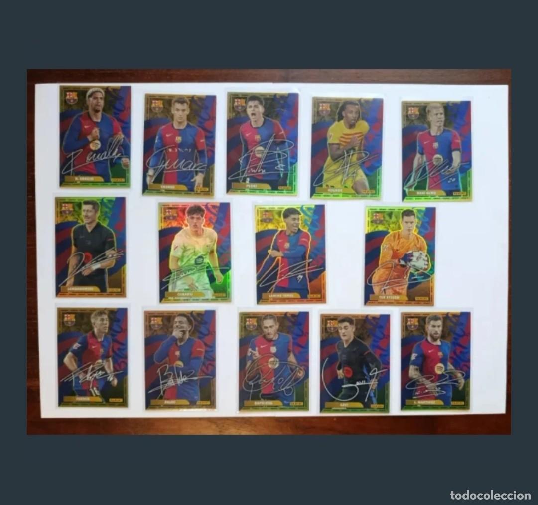 Cromos de F&uacute;tbol: Colecci&oacute;n Completa Kromix de Panini del FC Barcelona lamine Yamal pedri gavi Ferm&iacute;n