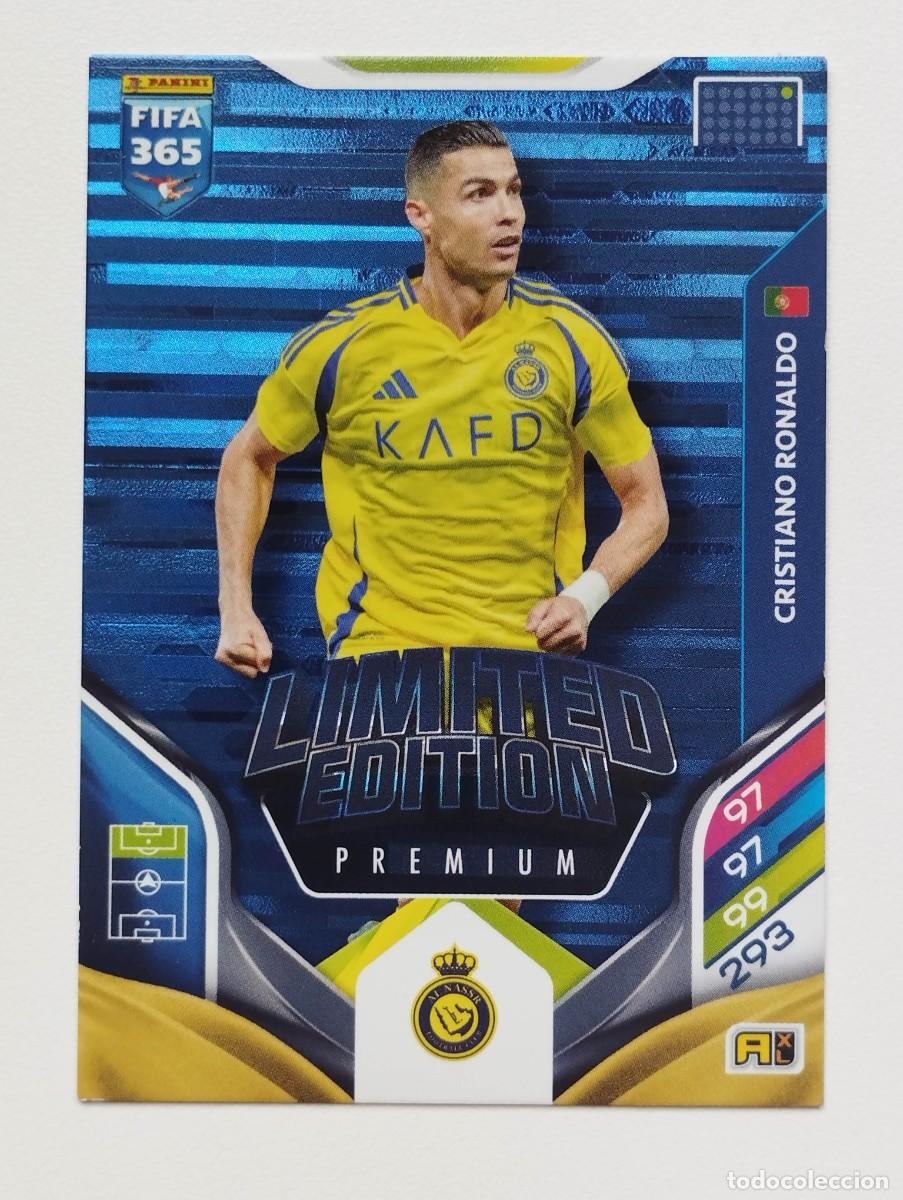 Cromos de F&uacute;tbol: CROMO CARD ADRENALYN FIFA 365 2025 2026 25 26 PREMIUM LIMITED EDITION CRISTIANO RONALDO AL NASSR