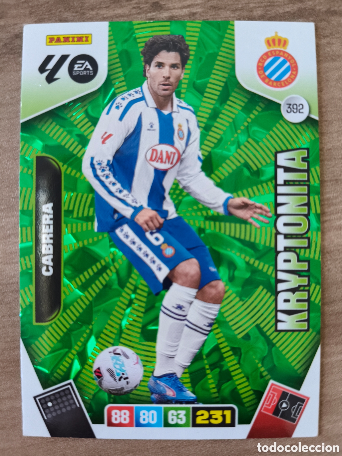 Cromos de F&uacute;tbol: Cabrera Kryptonita 395 Espa&ntilde;ol Adrenalyn XL Liga 25 26