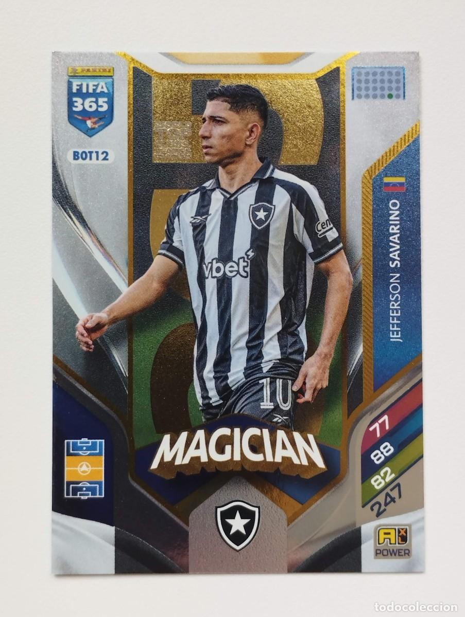 Cromos de F&uacute;tbol: CROMO CARD PANINI ADRENALYN FIFA 365 2025 2026 25 26 MAGICIAN SAVARINO BOT12 BOTAFOGO