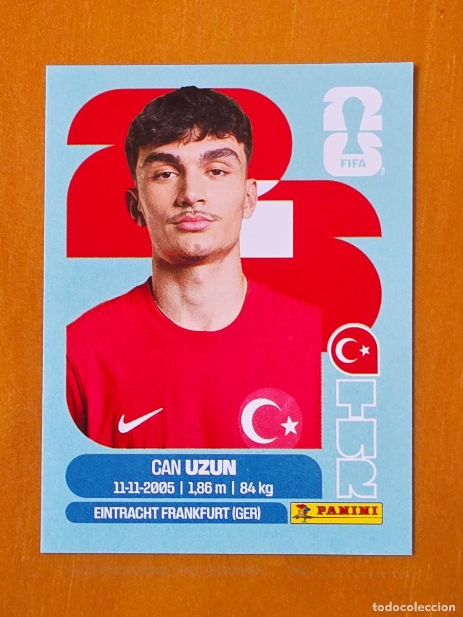 Cromos de F&uacute;tbol: TUR 17 Can Uzun, Turqu&iacute;a, Panini FIFA World Cup Mundial 2026 Sticker