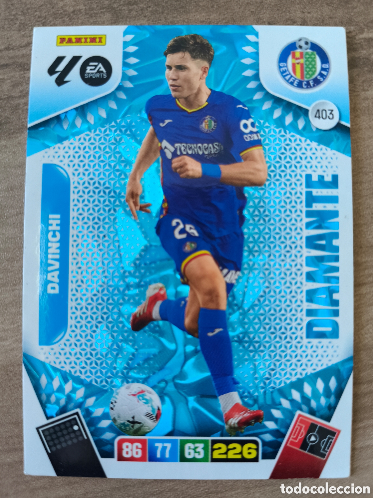 Cromos de F&uacute;tbol: Davinchi Diamante 403 Getafe Adrenalyn XL Liga 25 26