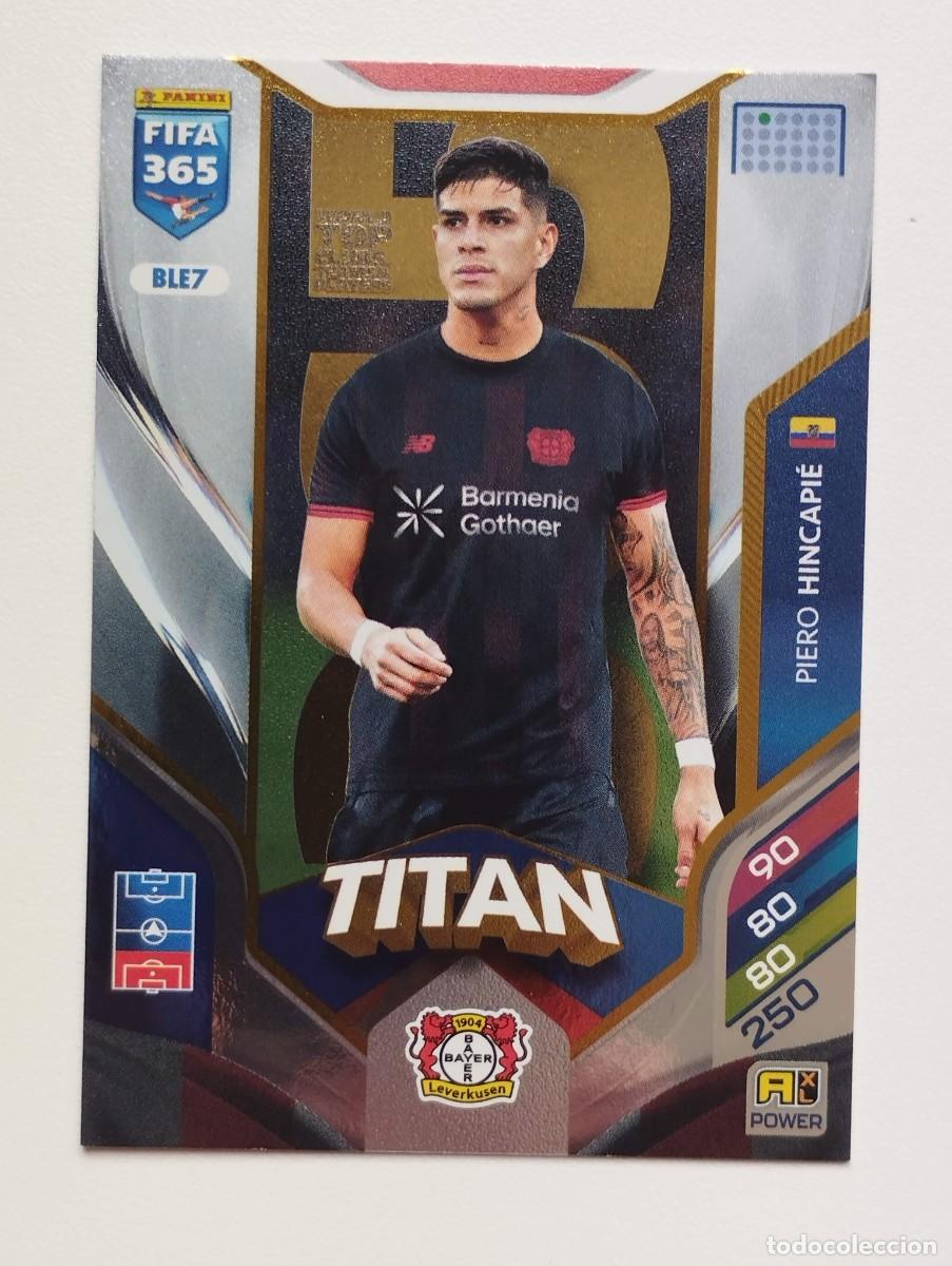 Cromos de F&uacute;tbol: CROMO CARD PANINI ADRENALYN FIFA 365 2025 2026 25 26 TITAN PIERO HINCAPIE BLE7 BAYER LEVERKUSEN