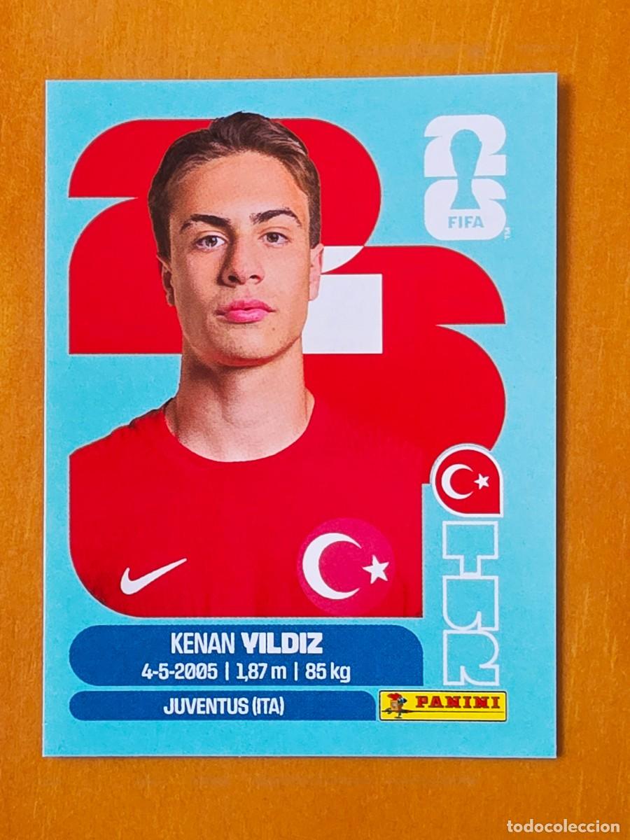 Cromos de F&uacute;tbol: TUR 20 Kenan Yildiz, Turqu&iacute;a, Panini FIFA World Cup Mundial 2026 Sticker