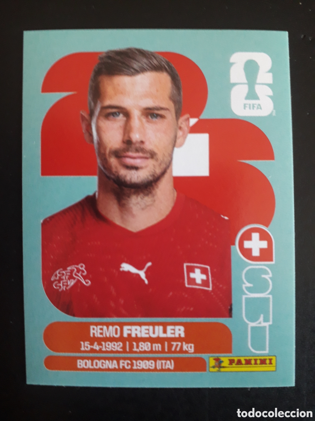 Cromos de F&uacute;tbol: FREULER SUIZA SUI 11 MUNDIAL F&Uacute;TBOL 2026 FIFA WORLD CUP PANINI SIN PEGAR PEDIDO M&Iacute;NIMO 3&euro;.