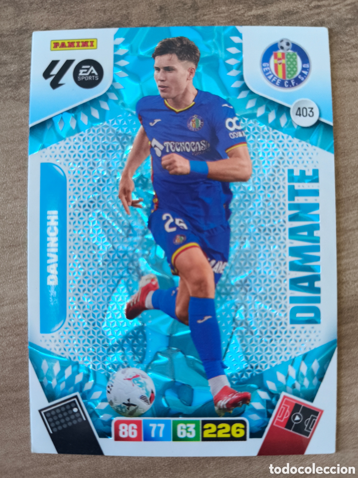 Cromos de F&uacute;tbol: Davinchi Diamante 403 Getafe Adrenalyn XL Liga 25 26
