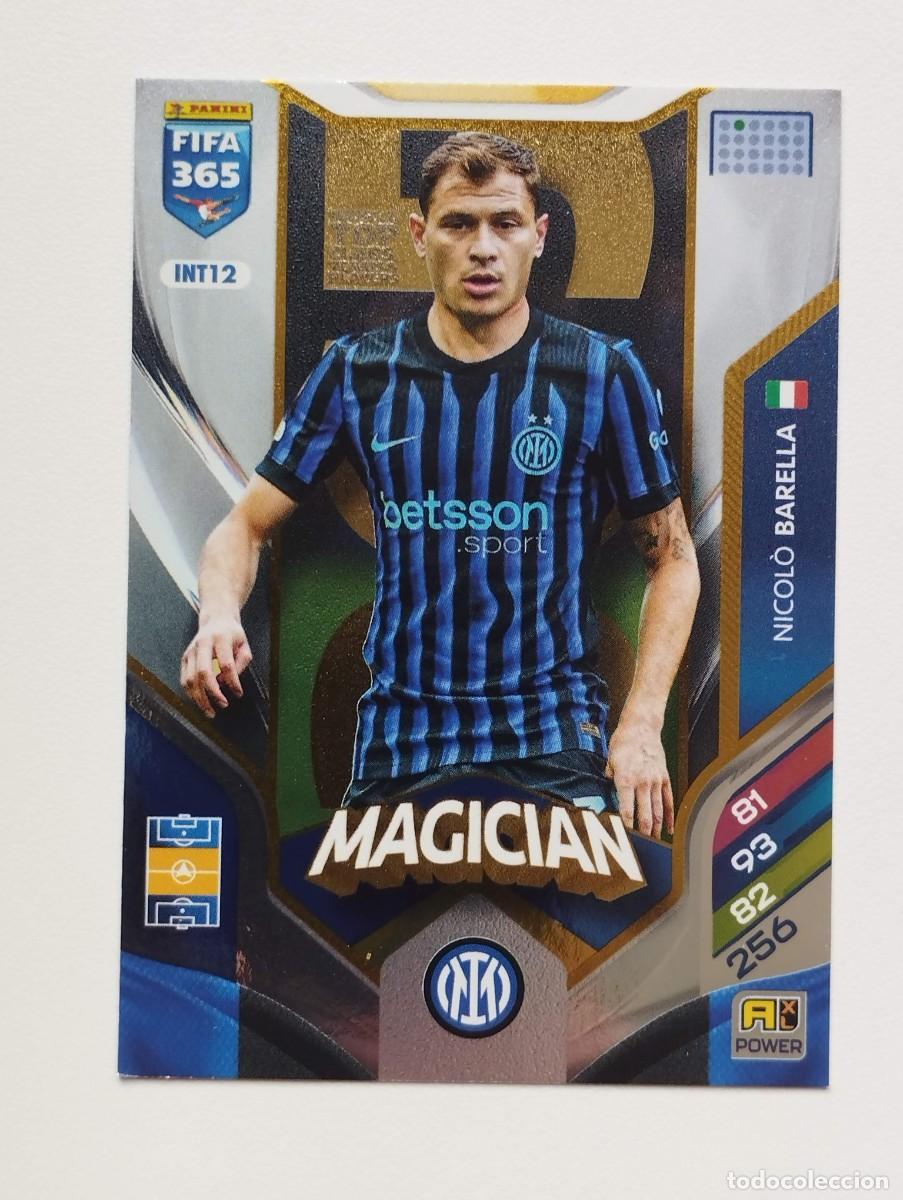 Cromos de F&uacute;tbol: CROMO CARD PANINI ADRENALYN FIFA 365 2025 2026 25 26 MAGICIAN NICOLO BARELLA INT12 INTER