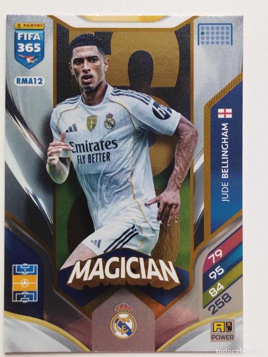 Cromos de F&uacute;tbol: CROMO CARD PANINI ADRENALYN FIFA 365 2025 2026 25 26 MAGICIAN JUDE BELLINGHAM RMA12 REAL MADRID