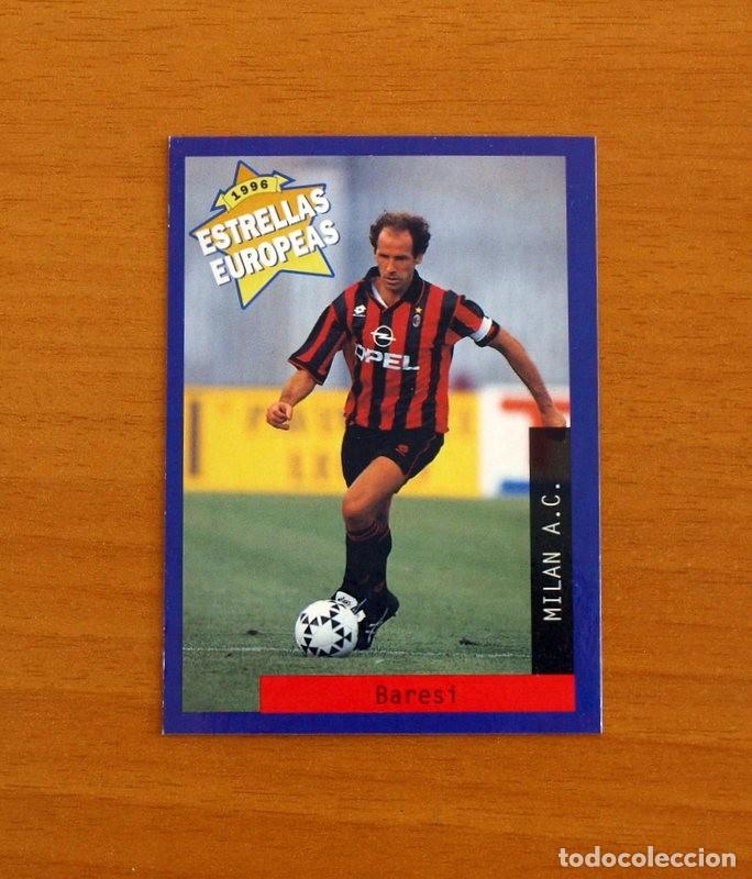 Cromos de F&uacute;tbol: Milan A.C. - N&ordm; 92 Franco Baresi - Estrellas Europea Panini A&ntilde;o 1996