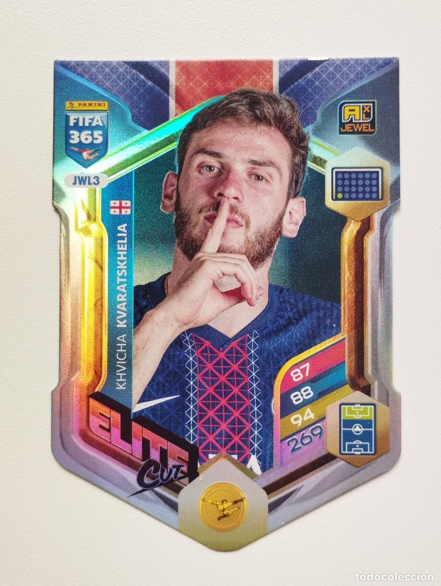Cromos de F&uacute;tbol: CROMO CARD PANINI ADRENALYN FIFA 365 2025 2026 25 26 ELITE KVARATSKHELIA JWL3 PSG