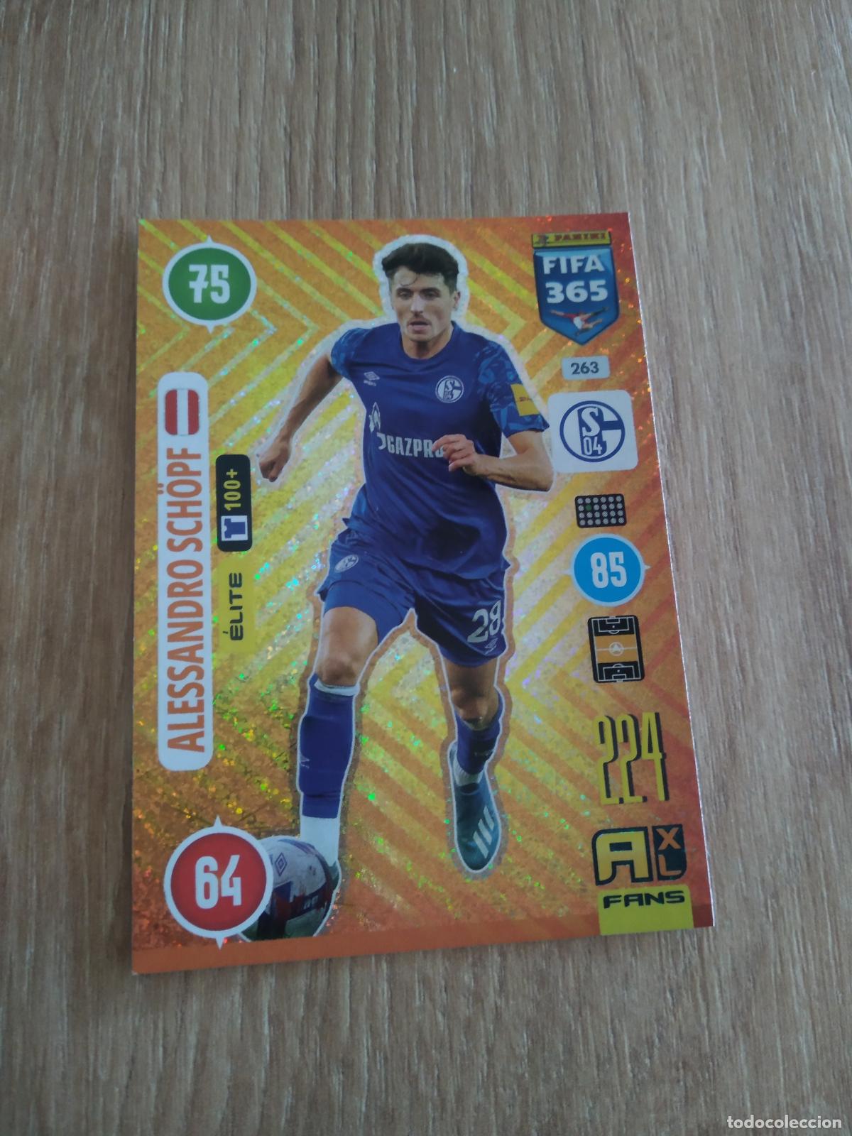 Cromos de F&uacute;tbol: 263 ALESSANDRO SCHOPF SCHALKE 04 CROMO FUTBOL PANINI ADRENALYN 20-21 FIFA 365 2020-2021