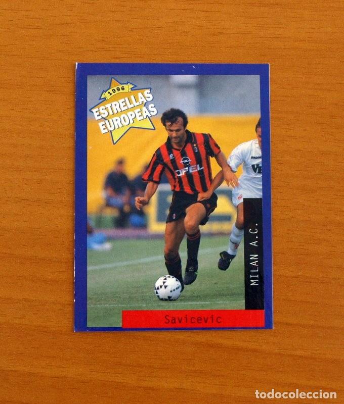Cromos de F&uacute;tbol: Milan A.C. - N&ordm; 95 Dejan Savicevic - Estrellas Europea Panini A&ntilde;o 1996