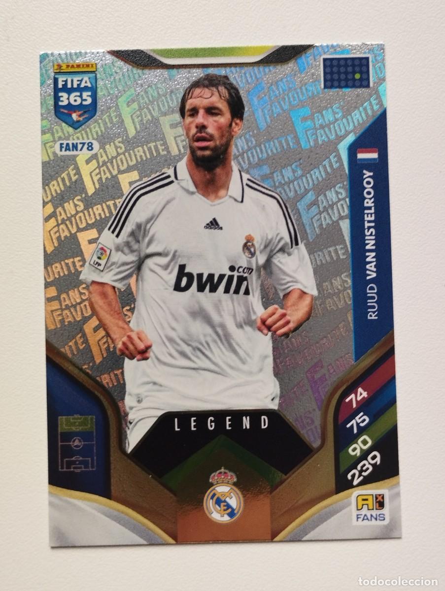 Cromos de F&uacute;tbol: CROMO CARD PANINI ADRENALYN FIFA 365 2025 2026 25 26 FANS FAVOURITE FAN78 VAN NISTELROOY REAL MADRID