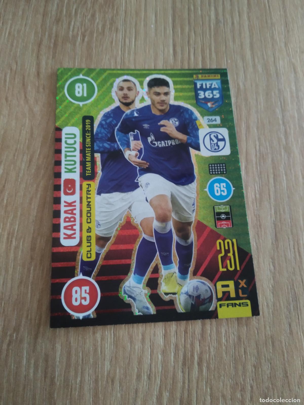 Cromos de F&uacute;tbol: 264 KABAK KUTUCU SCHALKE 04 CROMO FUTBOL PANINI ADRENALYN 20-21 FIFA 365 2020-2021