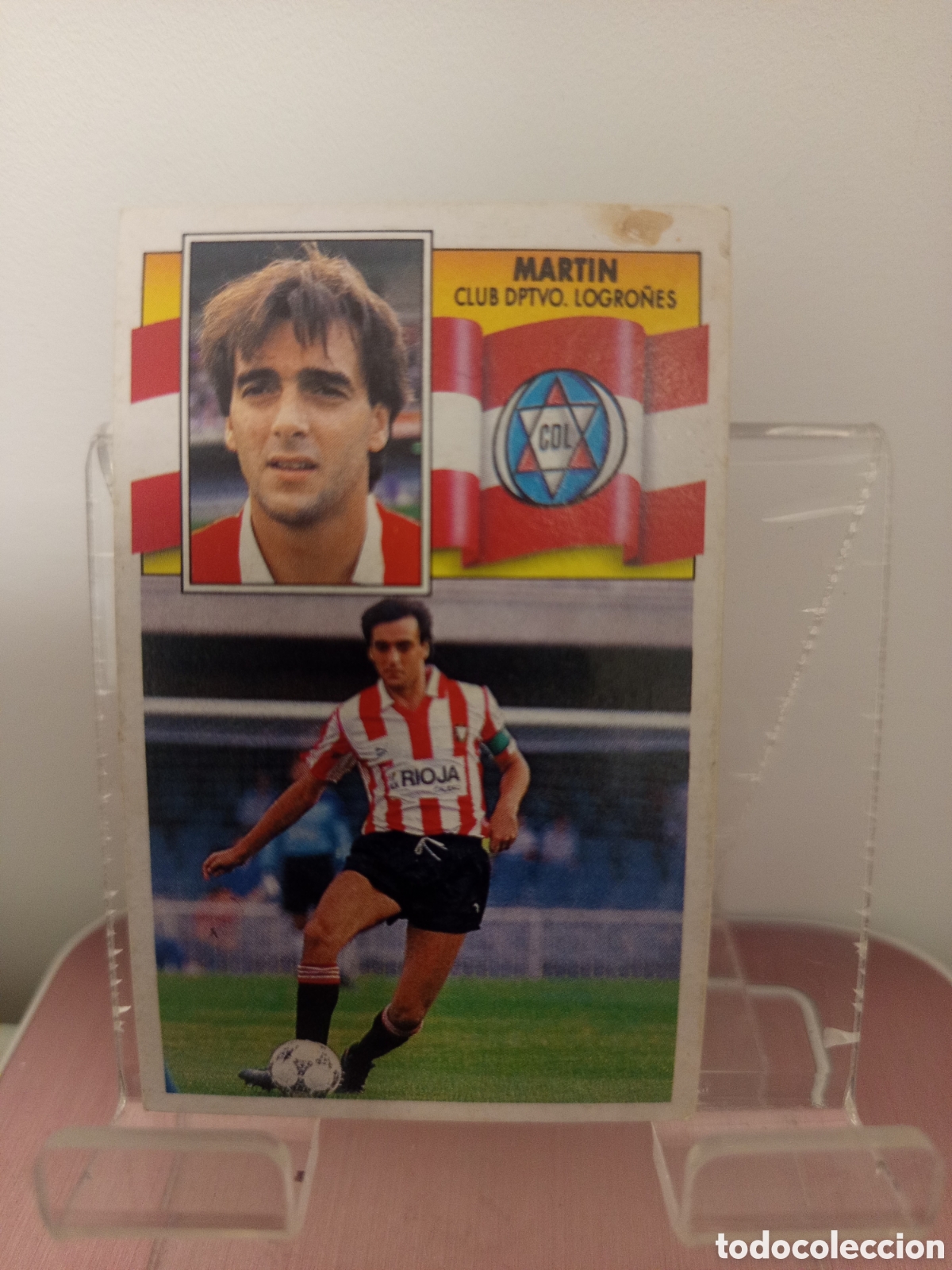 Cromos de F&uacute;tbol: ❇️ CROMO ⚽ MART&Iacute;N LOGRO&Ntilde;&Eacute;S LIGA 90 91 1990 1991 ESTE DESPEGADO ❇️