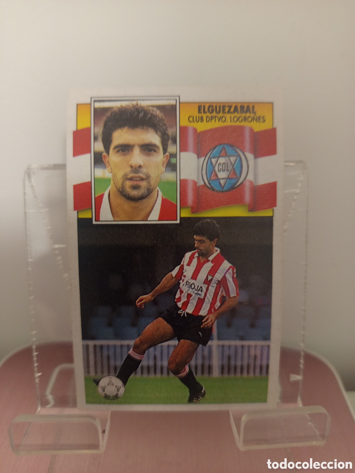 Cromos de F&uacute;tbol: ❇️ CROMO ⚽ ELGUEZABAL LOGRO&Ntilde;&Eacute;S LIGA 90 91 1990 1991 ESTE DESPEGADO ❇️